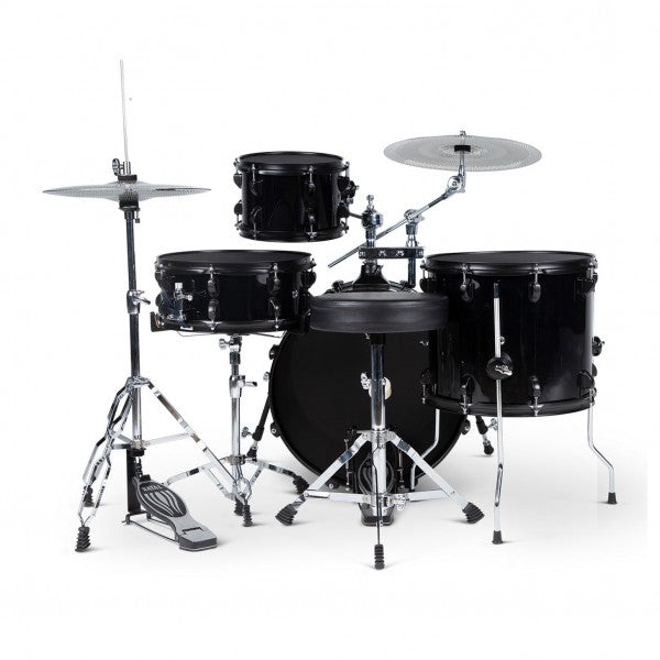 Natal DNA Stealth Practice Drum Kit | 4pc 18" - Black - Into Music Store