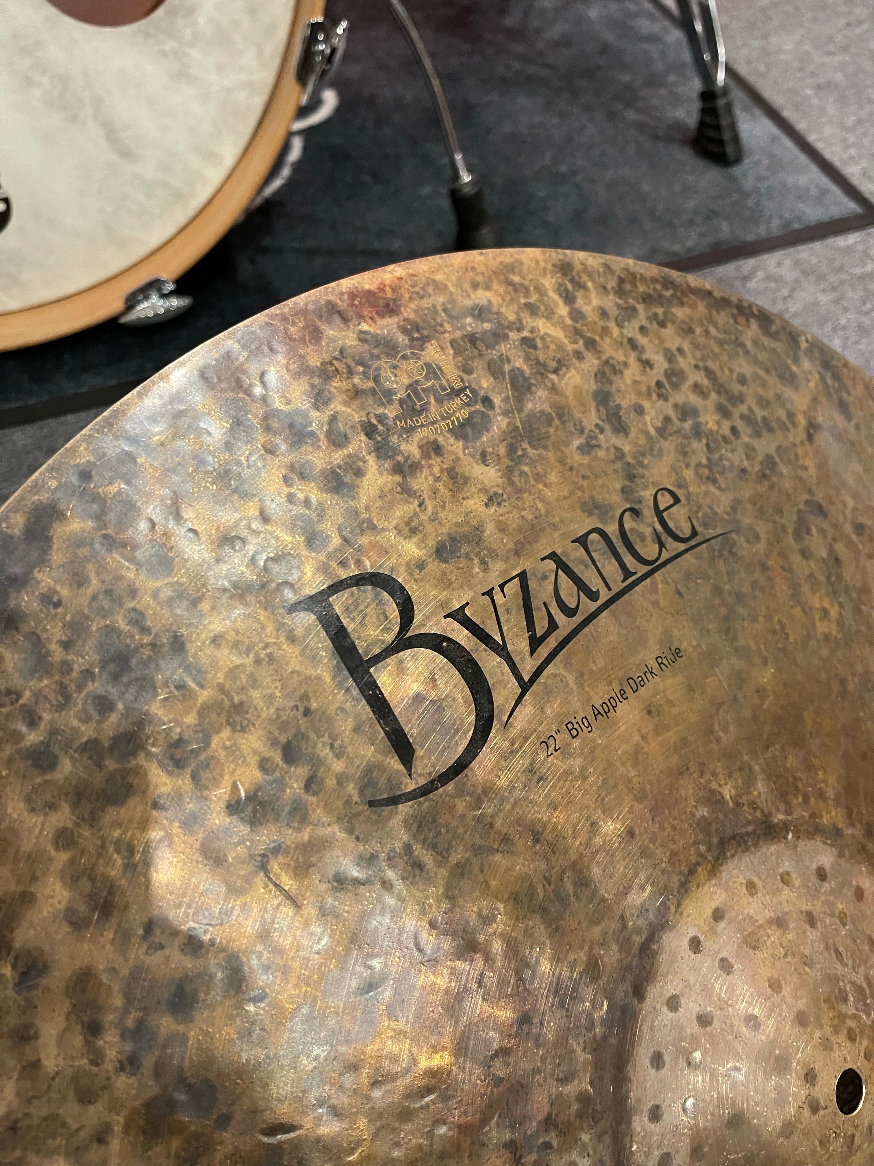 Meinl Byzance Dark 22 inch Big Apple Ride Cymbal (EX DISPLAY) - Into Music Store