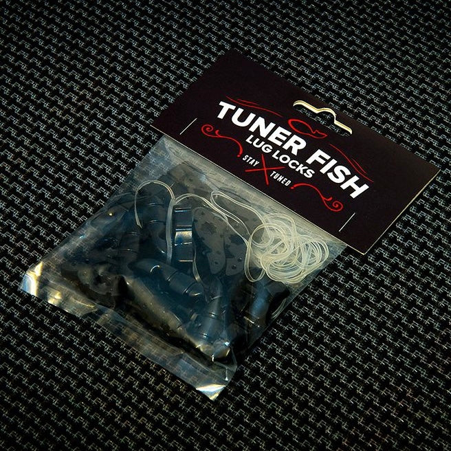 Tuner Fish Lug Locks Black 24 Pack - Into Music Store