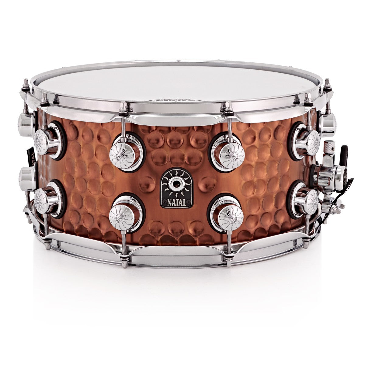 Natal Cafe Racer Steel Hand Hammered Snare Drum | 13 x 7" - Into Music Store