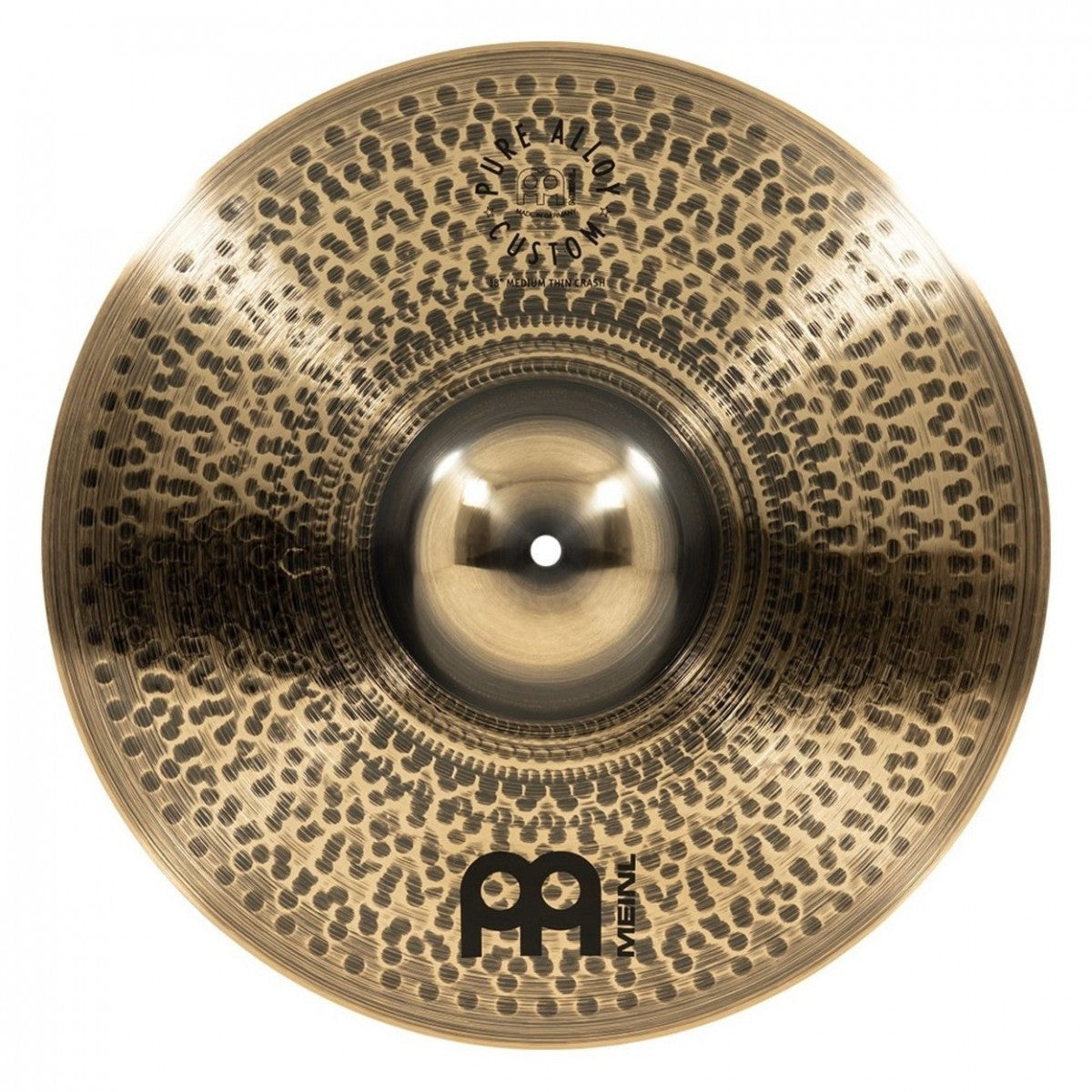 Meinl Pure Alloy Custom 19 inch Medium Thin Crash Cymbal PAC19MTC - Into Music Store