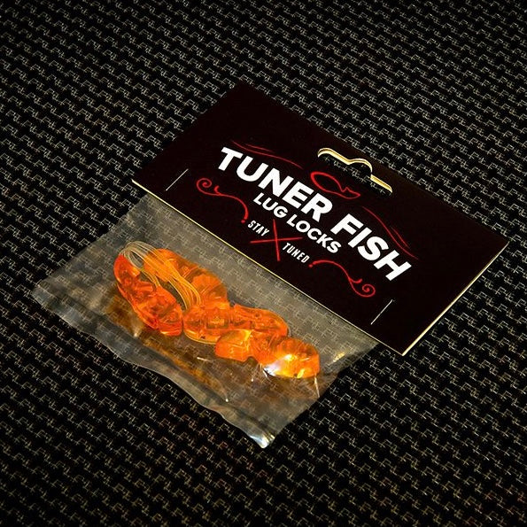Tuner Fish Lug Locks Orange 4 Pack - Into Music Store