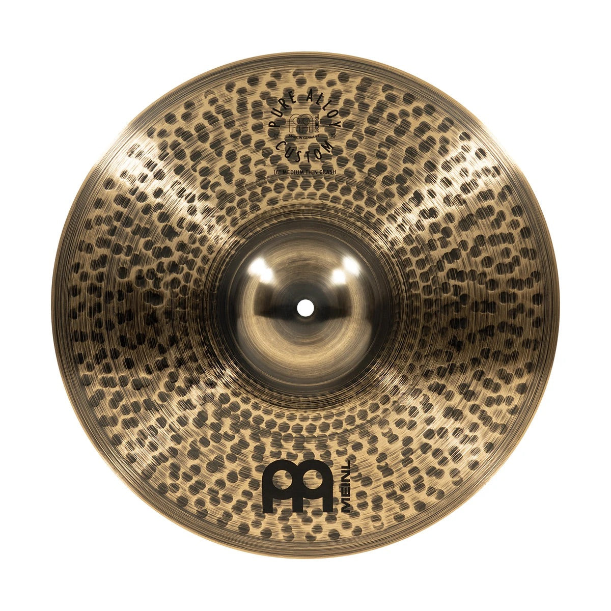 Meinl Pure Alloy Custom 16" Medium Thin Crash PAC16MTC - Into Music Store