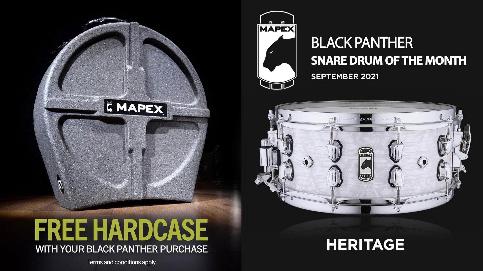 Mapex Black Panther Maple Snare Drum | 14 x 6" - Heritage - Into Music Store