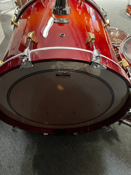 YAMAHA 50TH ANNIVERSARY 5-PIECE BIRDSEYE MAPLE AMBER SUNBURST SHELL PACK WITH GOLD HARDWARE #476 - Into Music Store