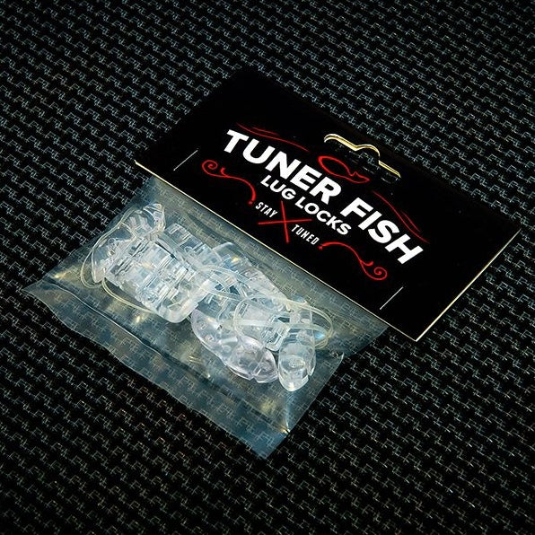 Tuner Fish Lug Locks Clear 8 Pack - Into Music Store