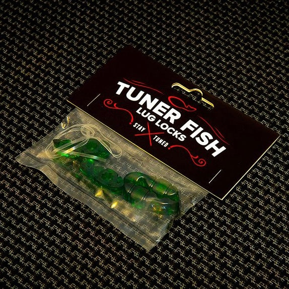 Tuner Fish Lug Locks Green 4 Pack - Into Music Store