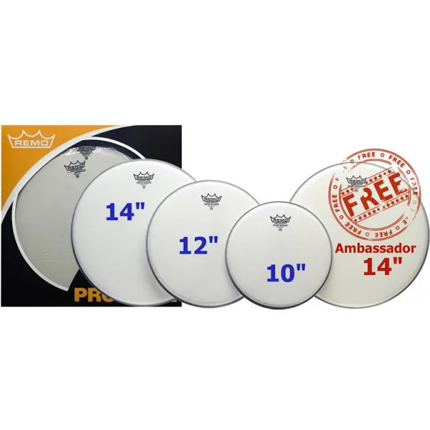 Remo Emperor Coated ProPack Plus Ambassador, Fusion | 14" - Into Music Store