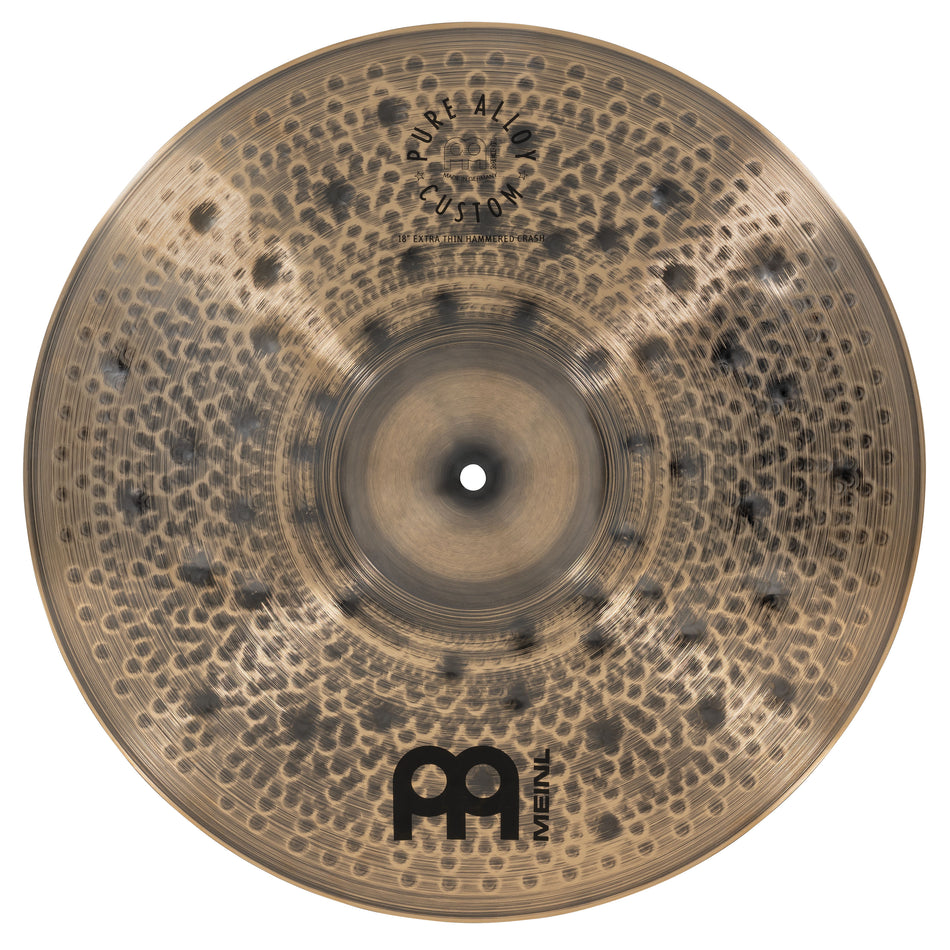 Meinl Pure Alloy Custom 18" Extra Thin Hammered Crash Cymbal PAC18ETHC