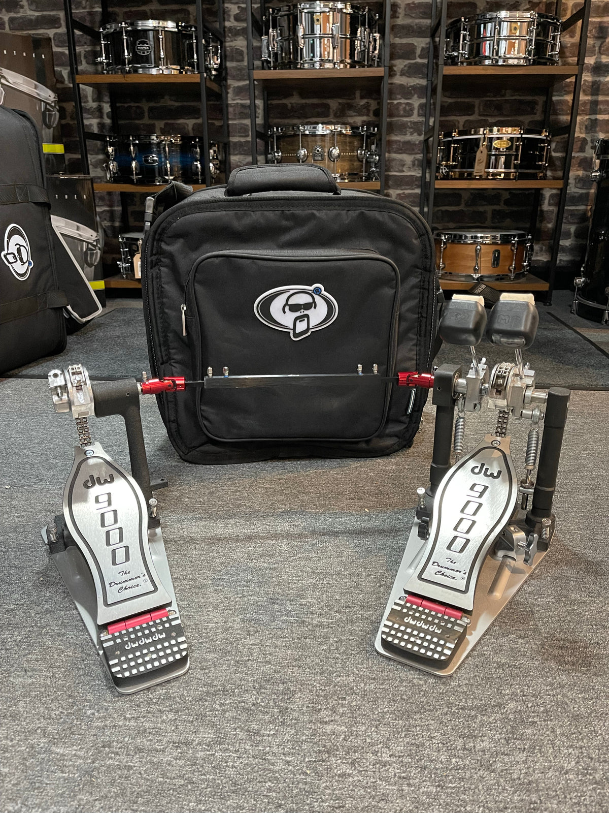 DW 9000 Double Bass Drum Pedal With Case #726 - Into Music Store