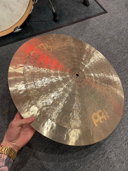 Meinl Byzance Jazz 22in Tradition Flat Ride Cymbal (EX DISPLAY) - Into Music Store
