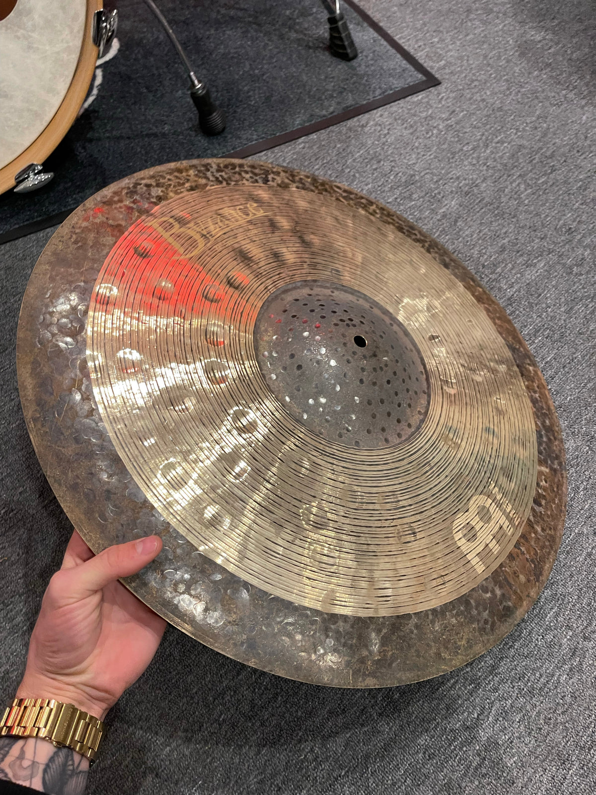 Meinl Byzance Jazz 22'' Symmetry Ride Cymbal (EX DISPLAY) - Into Music Store