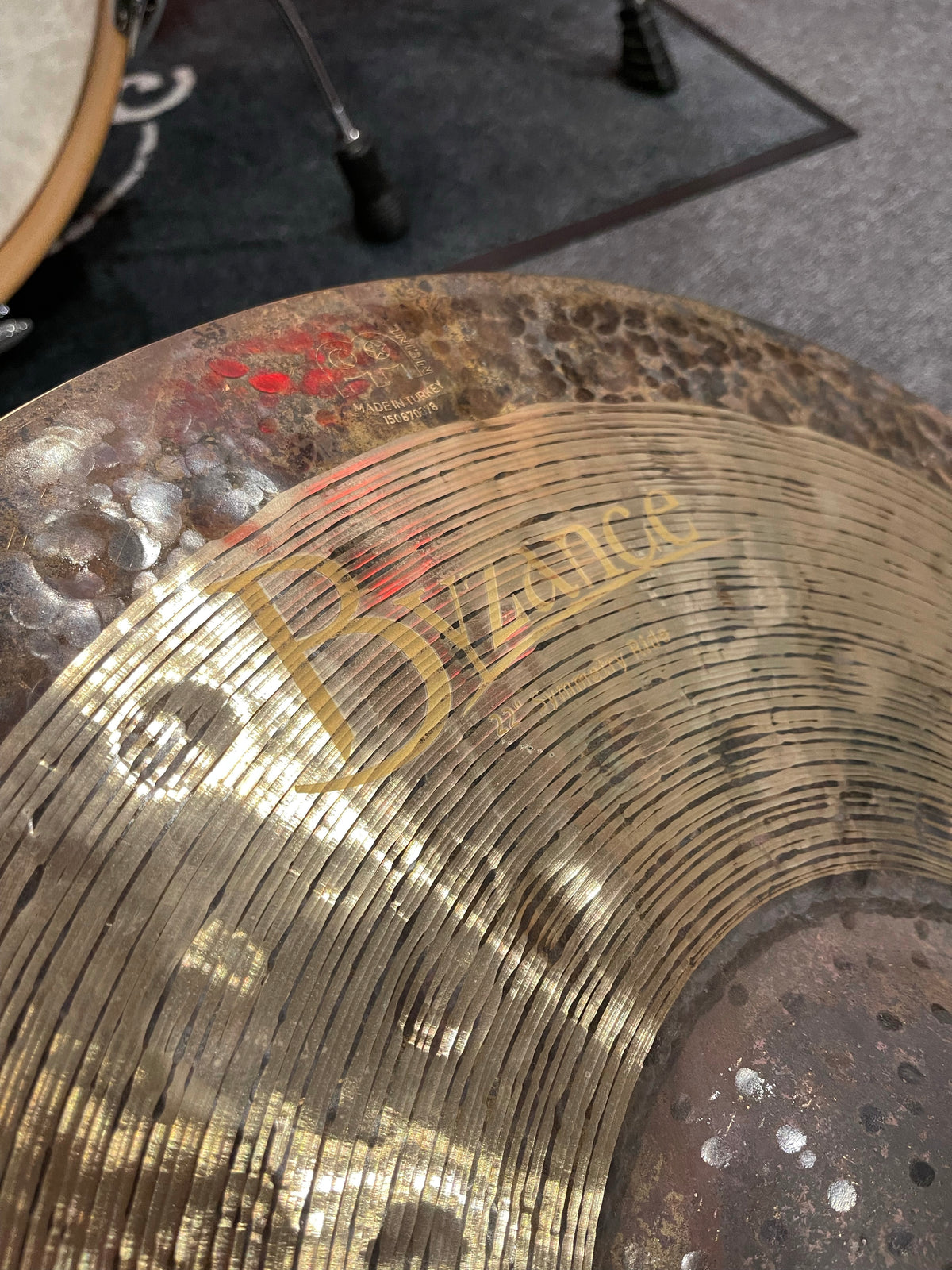 Meinl Byzance Jazz 22'' Symmetry Ride Cymbal (EX DISPLAY) - Into Music Store