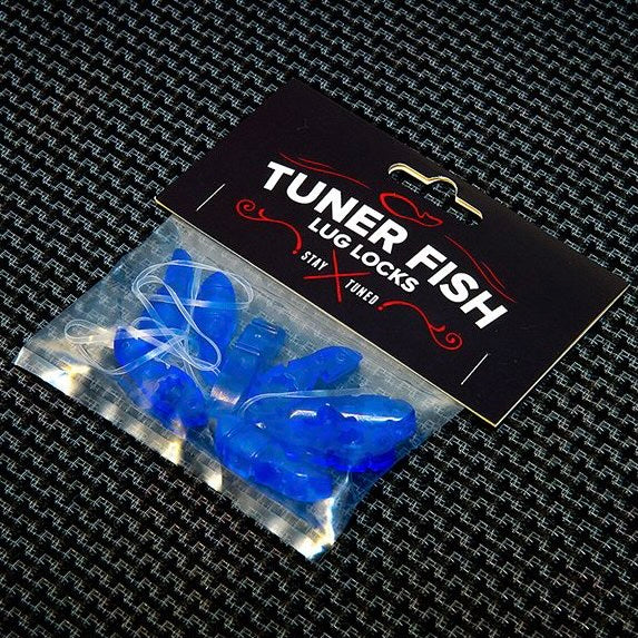 Tuner Fish Lug Locks Blue 8 Pack - Into Music Store