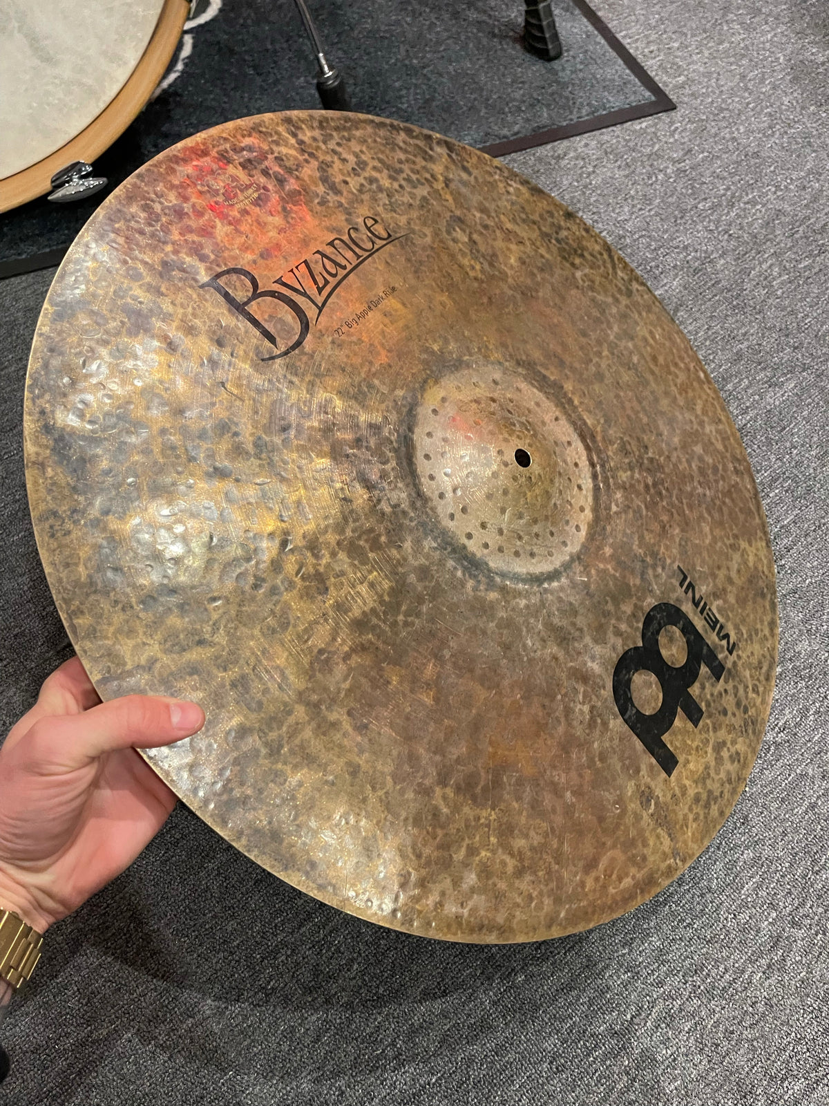 Meinl Byzance Dark 22 inch Big Apple Ride Cymbal (EX DISPLAY) - Into Music Store