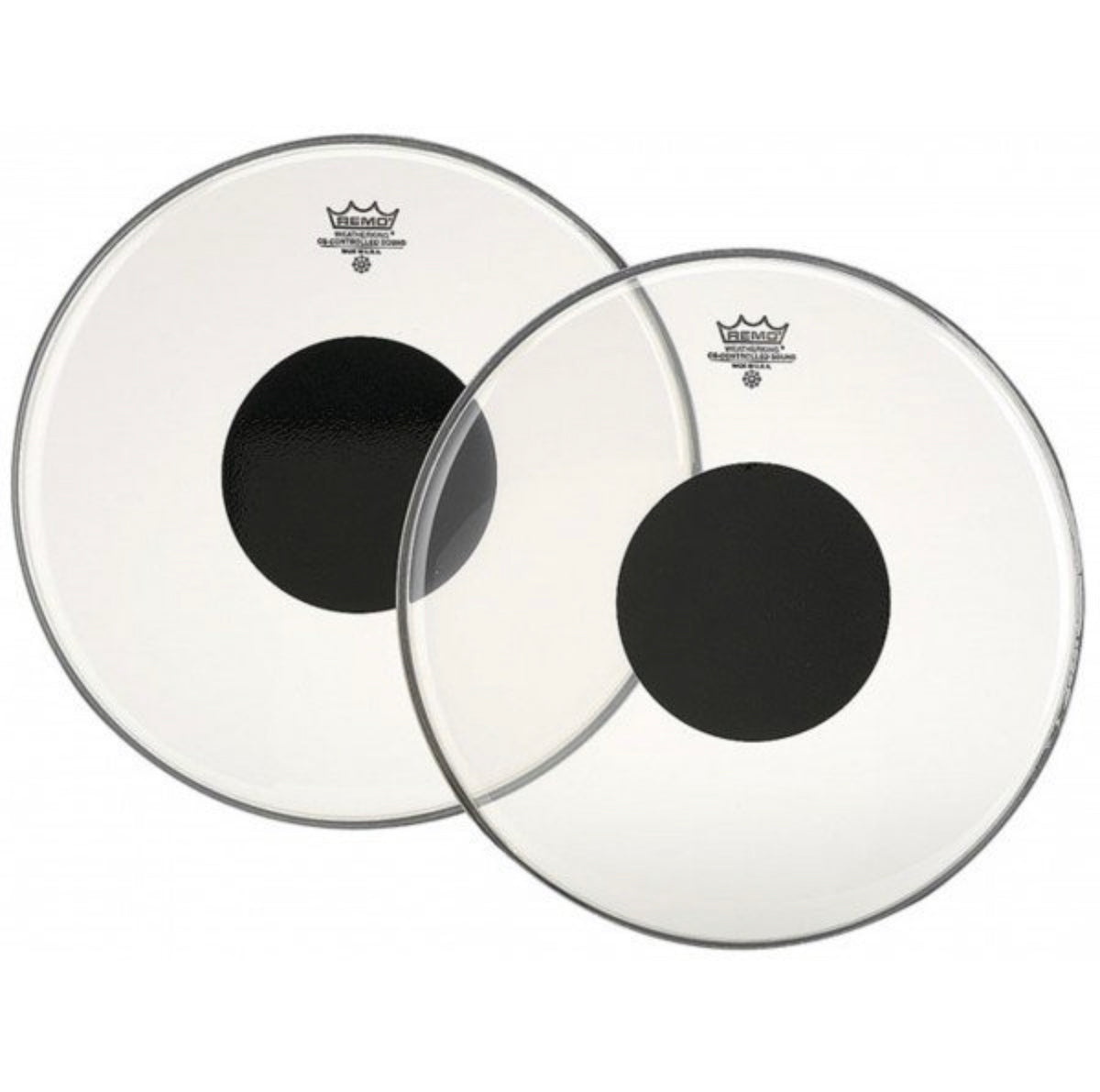 Remo Controlled Sound Clear w/ Black Dot | 14" - Into Music Store