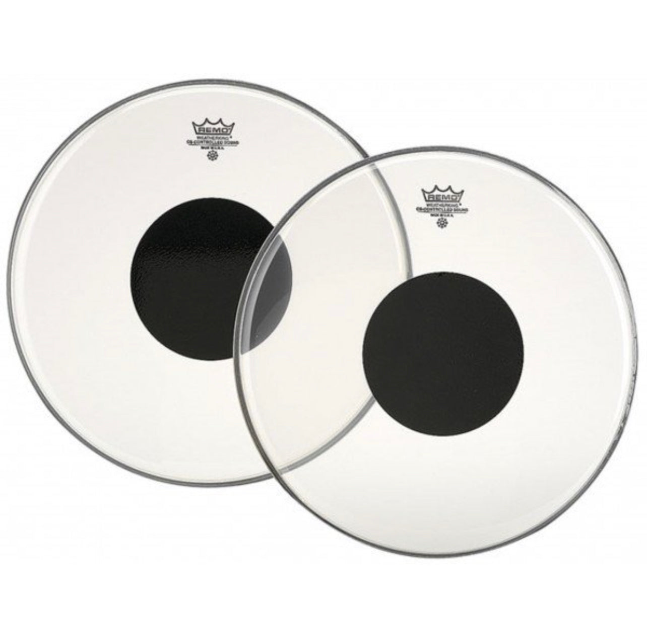 Remo Controlled Sound Clear w/ Black Dot | 14" - Into Music Store