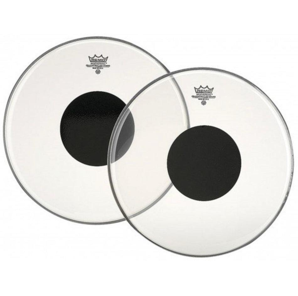 Remo Controlled Sound Clear w/ Black Dot | 14" - Into Music Store