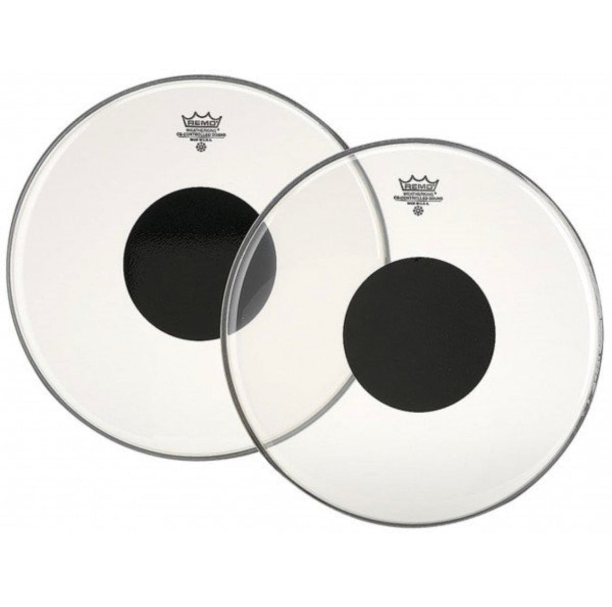 Remo Controlled Sound Clear w/ Black Dot | 16" - Into Music Store