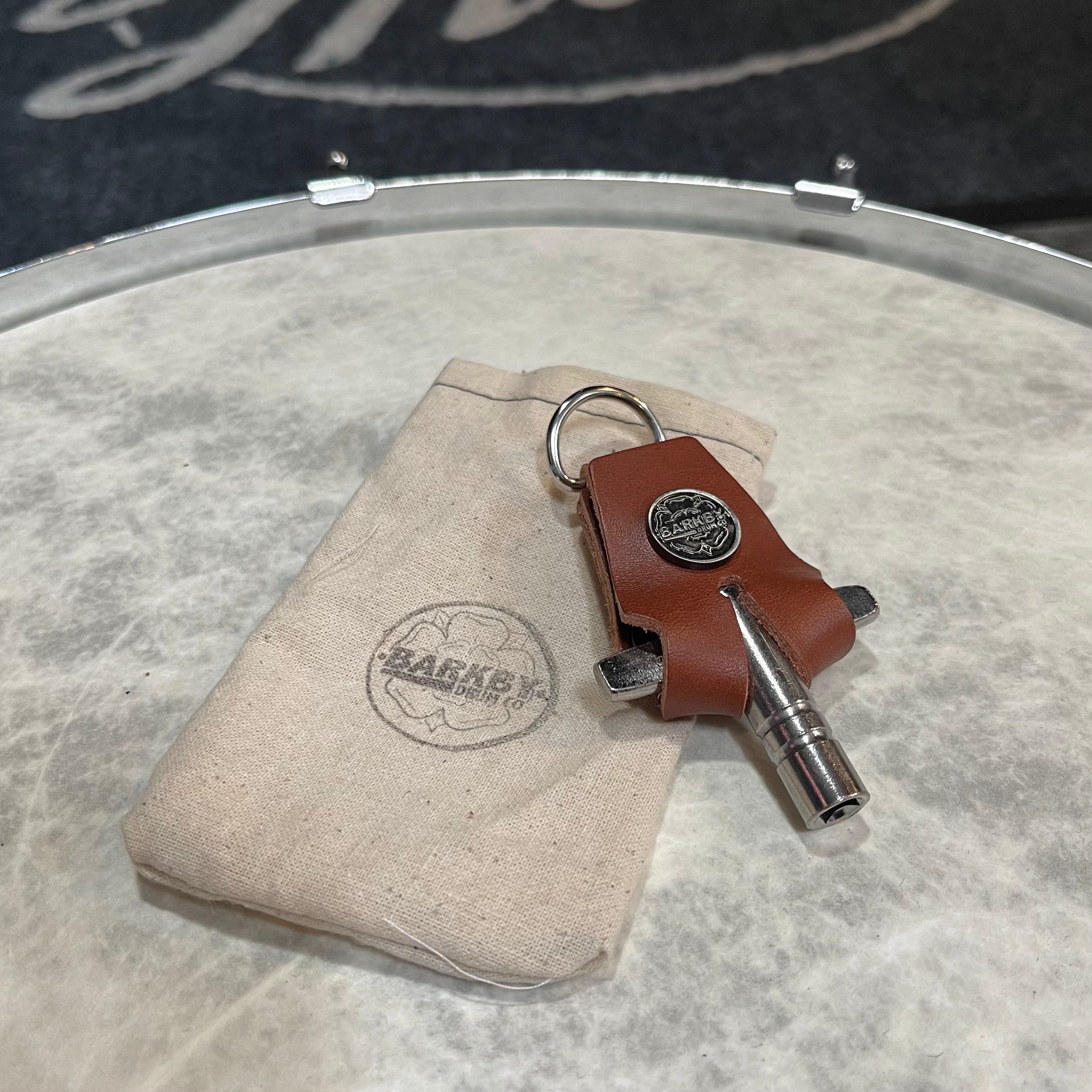 Barkby Drum Company Leather Drum Key (Tan) - Into Music Store
