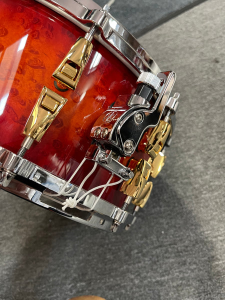 YAMAHA 50TH ANNIVERSARY 5-PIECE BIRDSEYE MAPLE AMBER SUNBURST SHELL PACK WITH GOLD HARDWARE #476 - Into Music Store