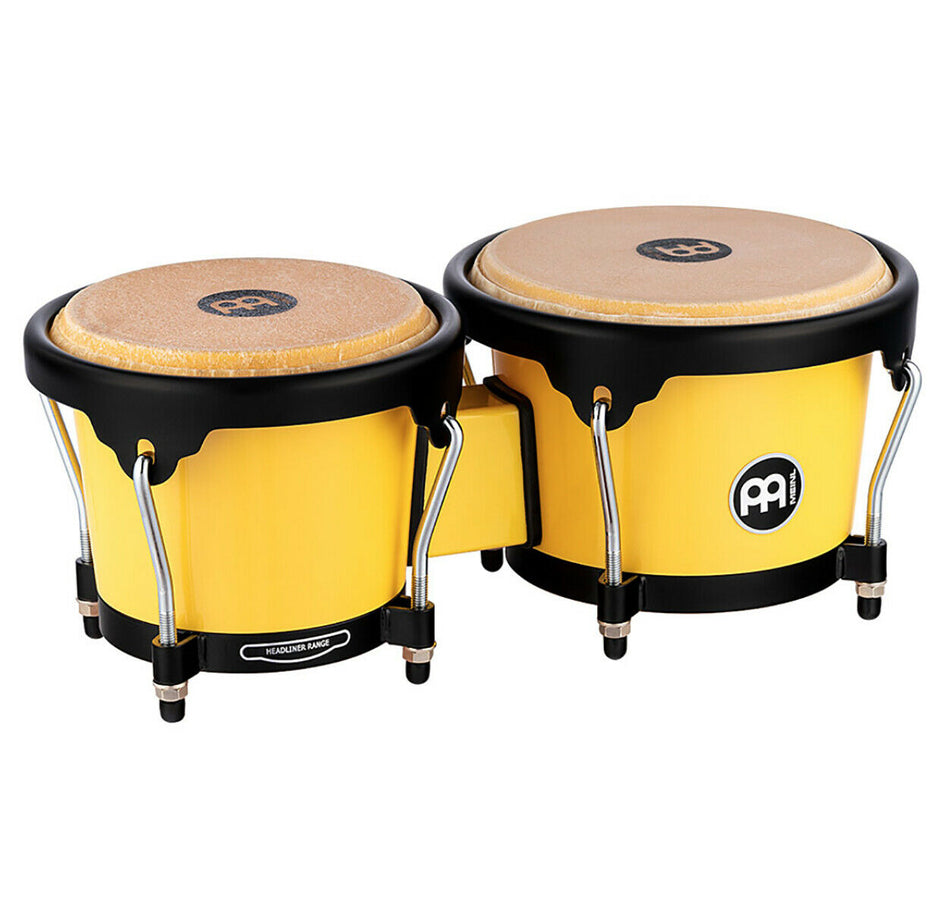 MEINL Percussion Journey Series Bongo 6,5" MACHO & 7,5" HEMBRA - Illuminating Yellow