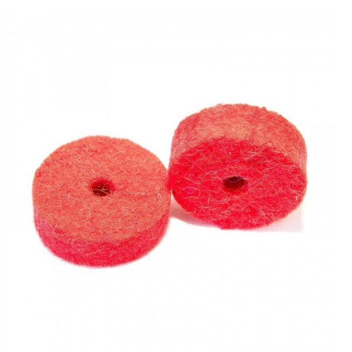 Tuner Fish Lug Locks Cymbal Felts 10pk, Red - Into Music Store