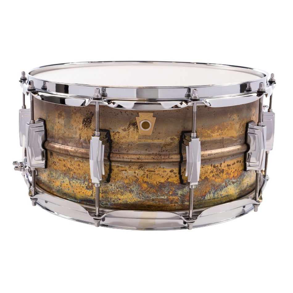 Ludwig Raw Brass Supraphonic Snare Drum 14 x 6.5" LB454R