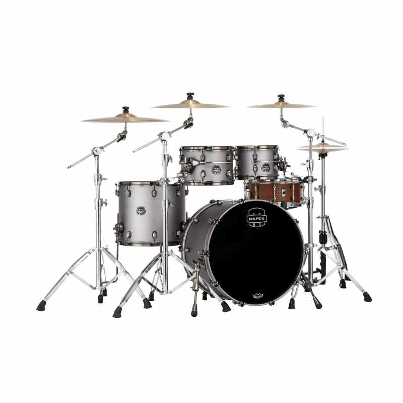 Mapex Saturn Evolution Drum Kit Shell Pack | 5pc 22" - Gun Metal Grey - Into Music Store