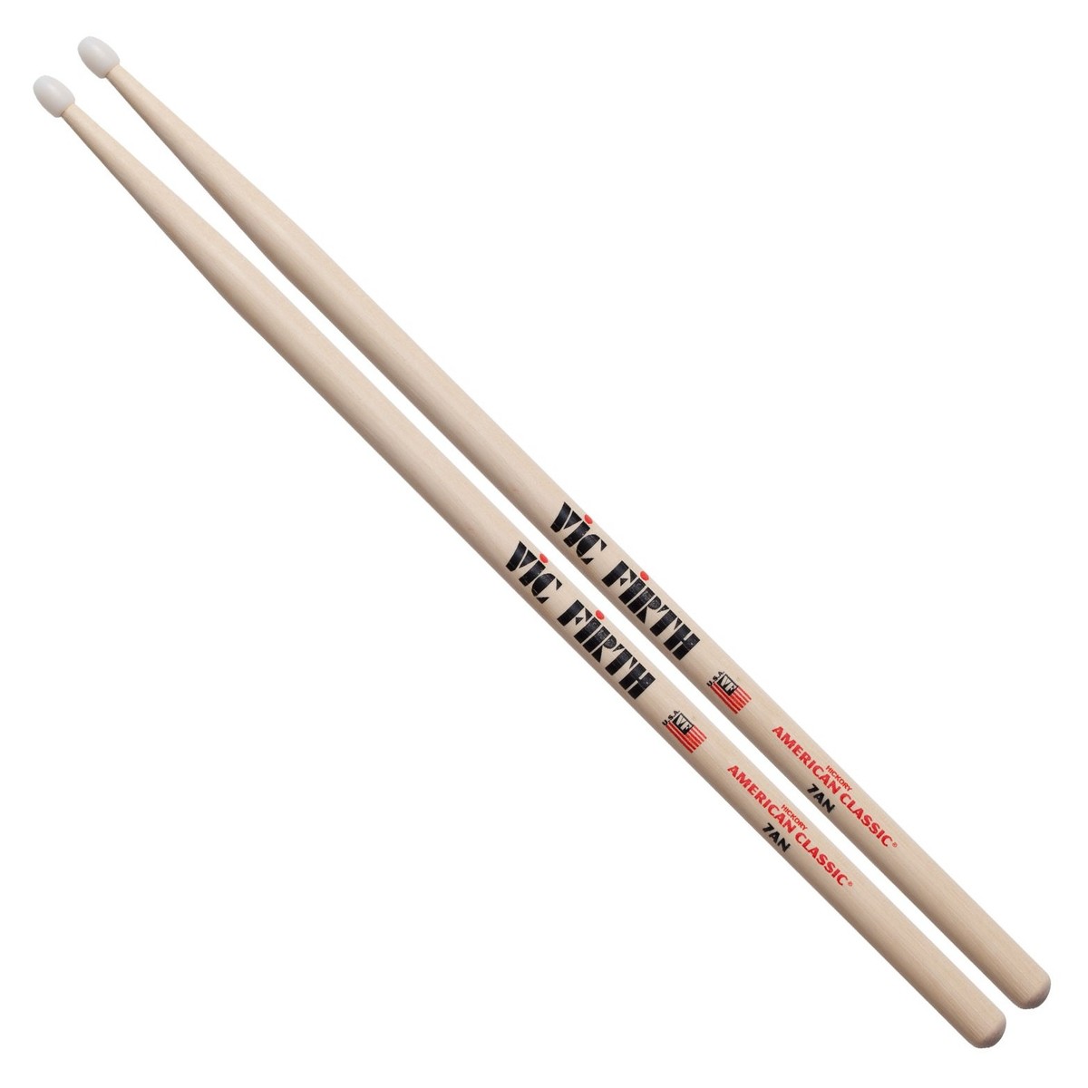 Vic Firth American Classic 7AN Nylon Tip Hickory Drumsticks - Into Music Store
