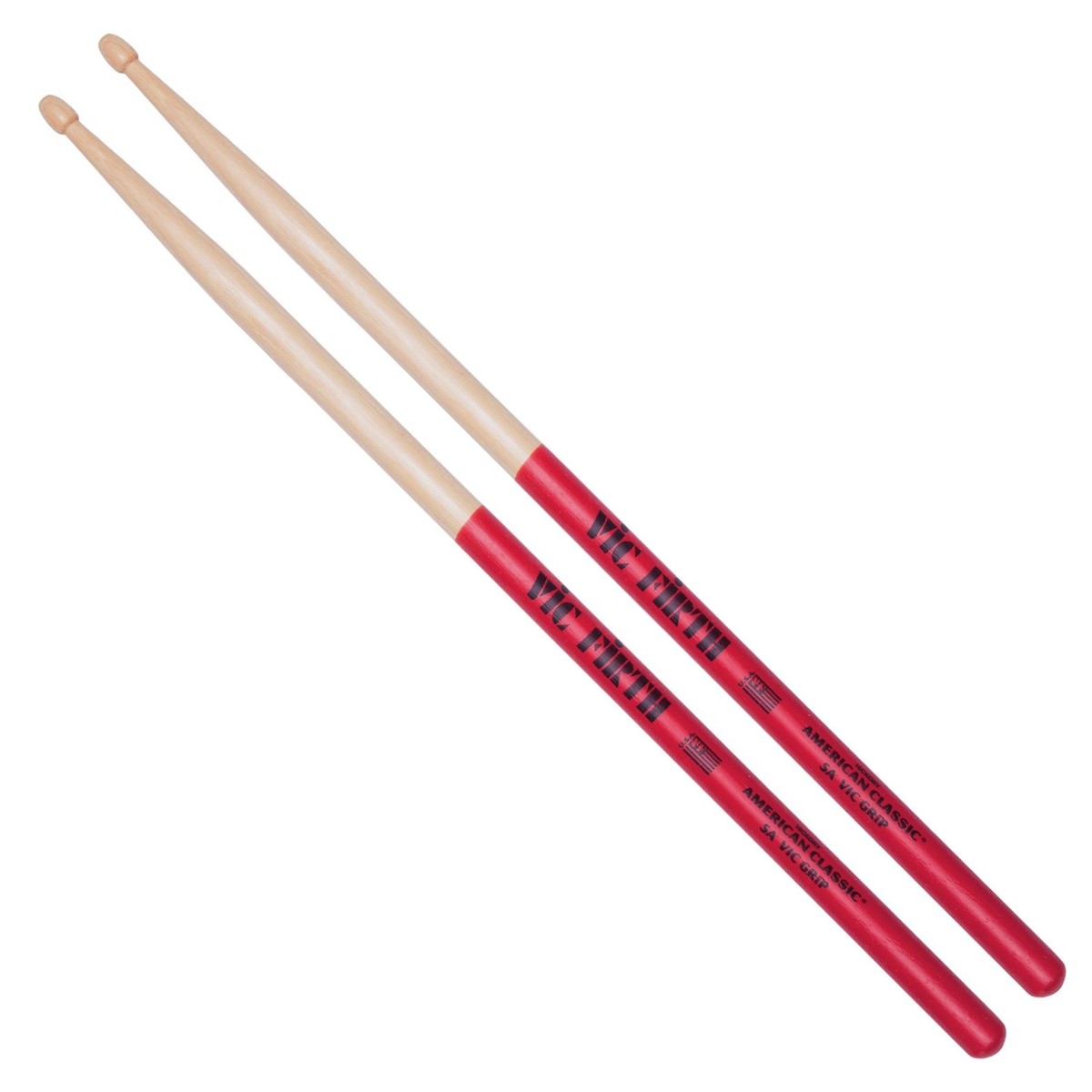 Vic Firth American Classic 7AVG Drumsticks, Wood Tip with Vic Grip - Into Music Store