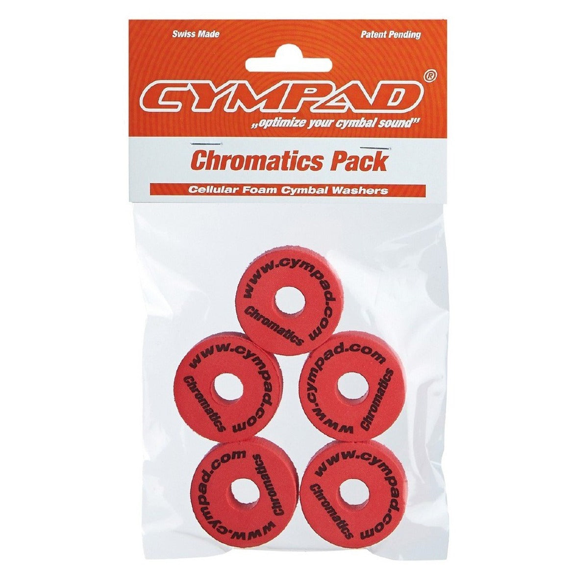 Cympad Chromatics 40/15mm Set, Red - Into Music Store