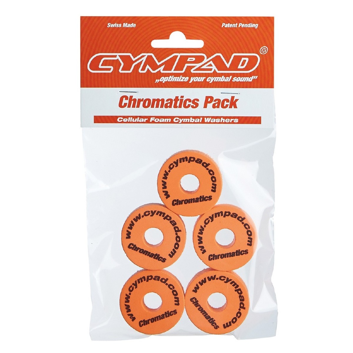 Cympad Chromatics 40/15mm Set, Orange - Into Music Store