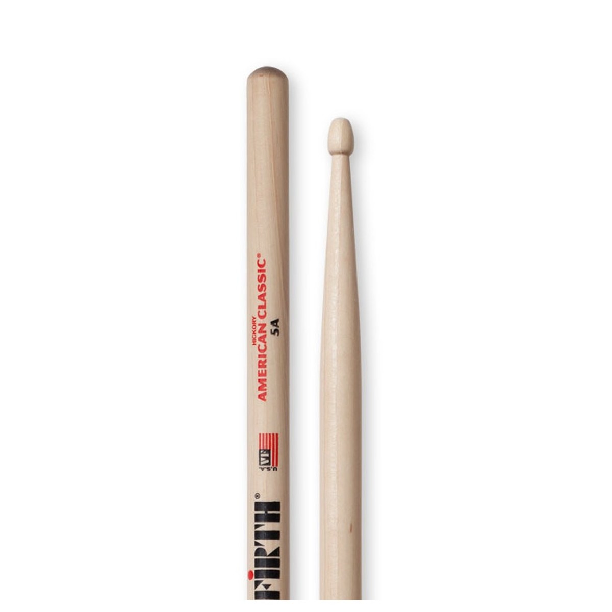 Vic Firth American Classic 5A Hickory Drumsticks, Wood Tip - Into Music Store