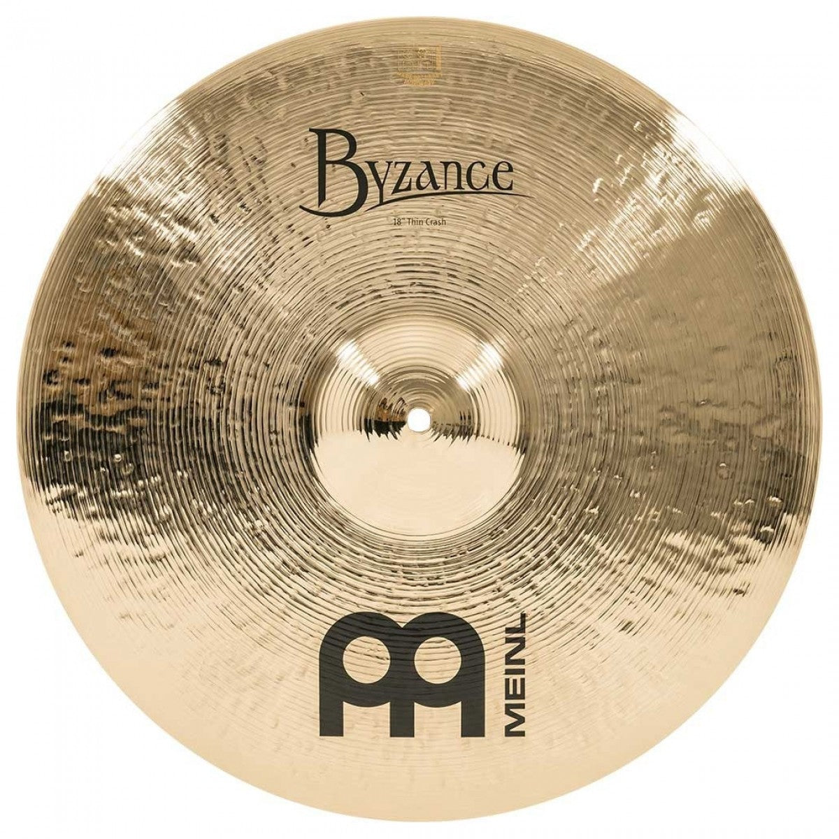 Meinl Byzance Brilliant 18 inch Medium Thin Crash Cymbal B18MTC-B - Into Music Store