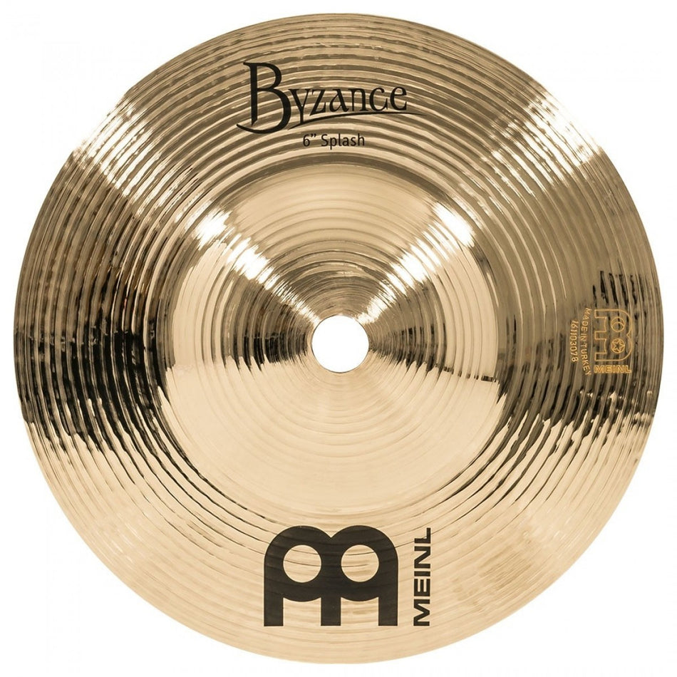 Meinl Byzance Brilliant 6 inch Splash Cymbal B6S-B - Into Music Store