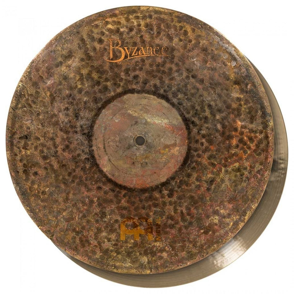 Meinl Byzance Extra Dry 15 inch Medium Thin Hihat Cymbal B15EDMTH - Into Music Store