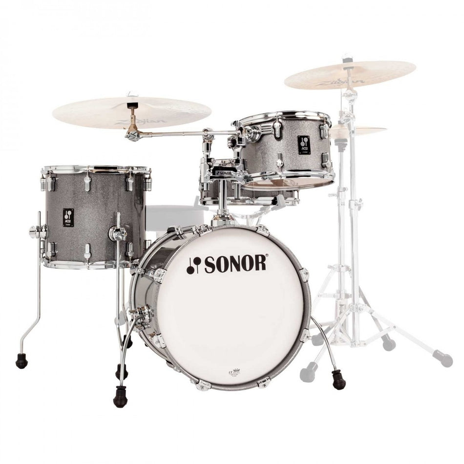 Sonor AQ2 Bop Drum Kit 18" Bass Drum - Titanium Quartz