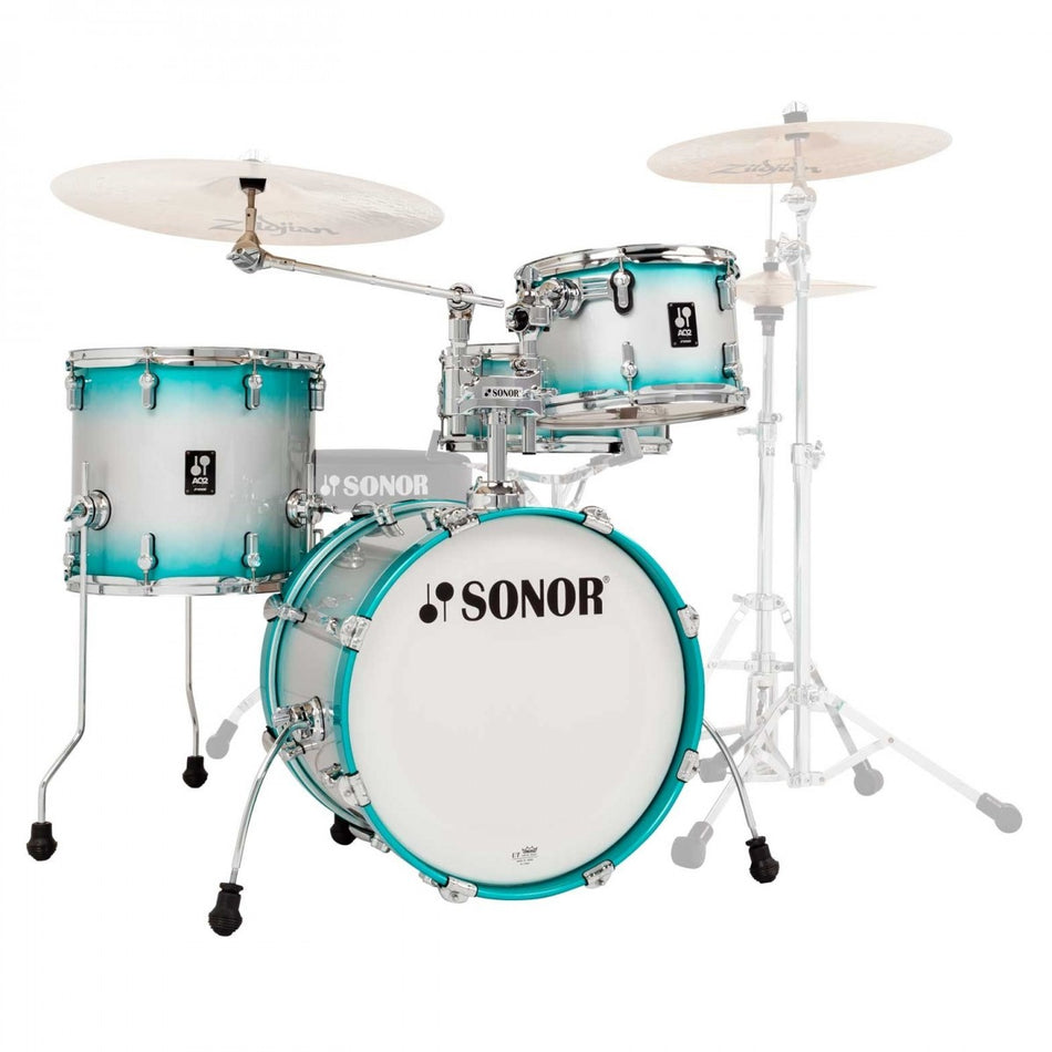 Sonor AQ2 Bop Drum Kit 18" Bass Drum - Aqua Silver Burst