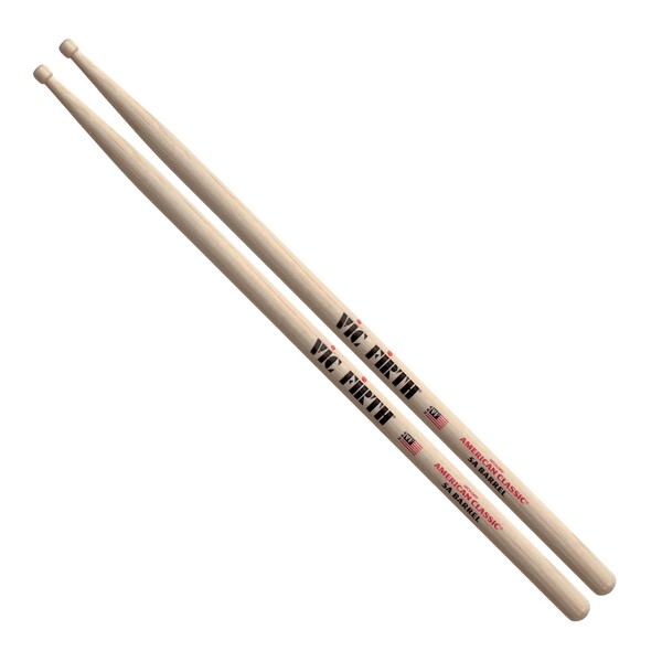 Vic Firth 5A Barrel Drumsticks American Classic, Wood Tip