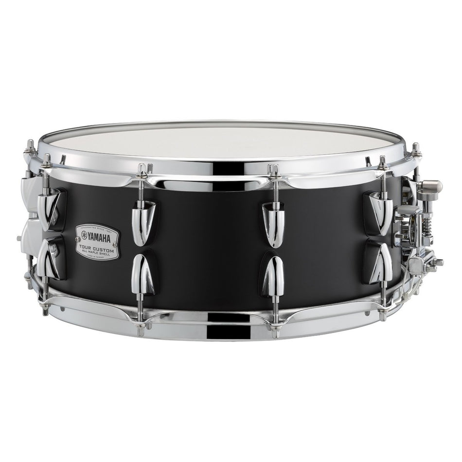 Yamaha Tour Custom Maple Snare Drum | 14 x 5.5" - Liquorice Satin