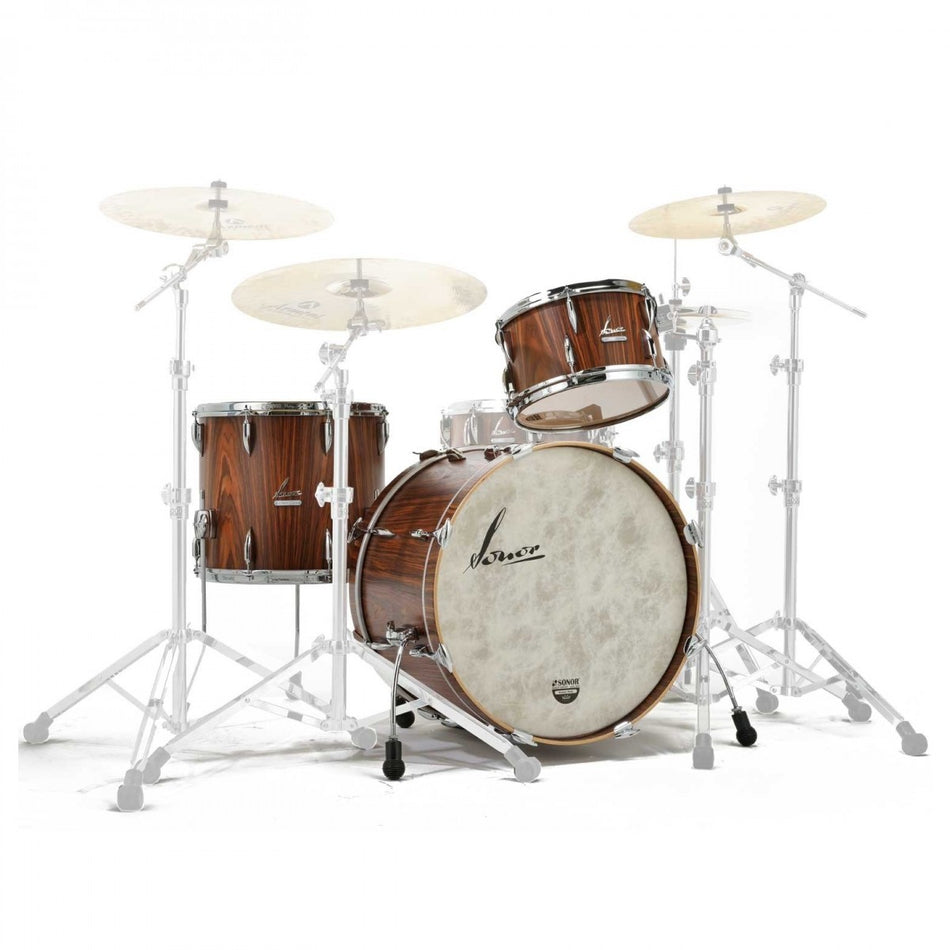 Sonor Vintage 20'' 3pc Drum Kit - Rosewood Semi Gloss