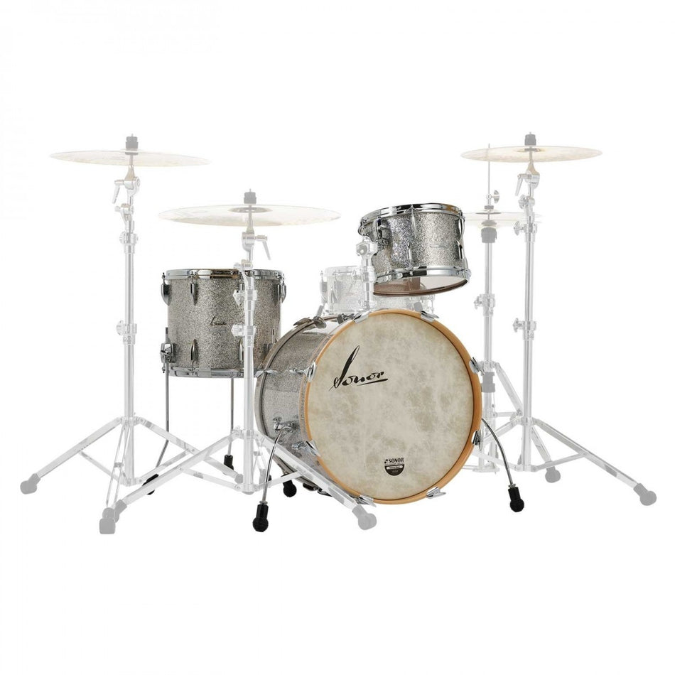 Sonor Vintage 20'' 3pc Drum Kit - Vintage Silver Glitter