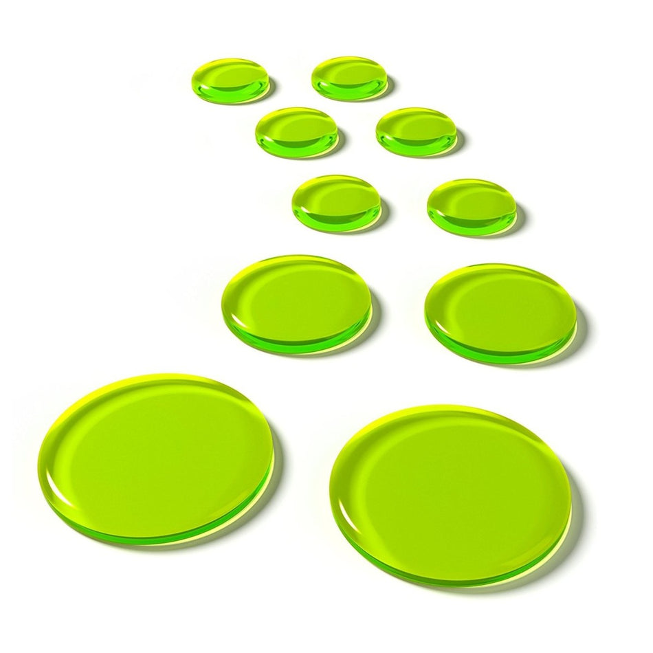 SlapKlatz Pro 10 Piece Drum Dampers, Green - Into Music Store