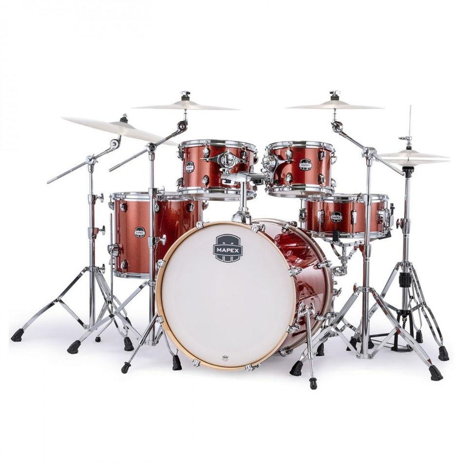 Mapex Mars Birch "Rock" Drum Kit Shell Pack - Orange Sparkle