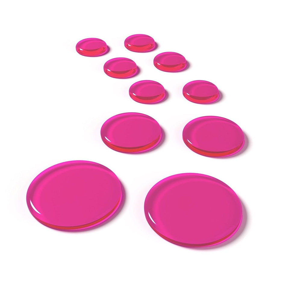 SlapKlatz Anika Nilles 10 Piece Pro Pack Drum Dampers, Pink - Into Music Store