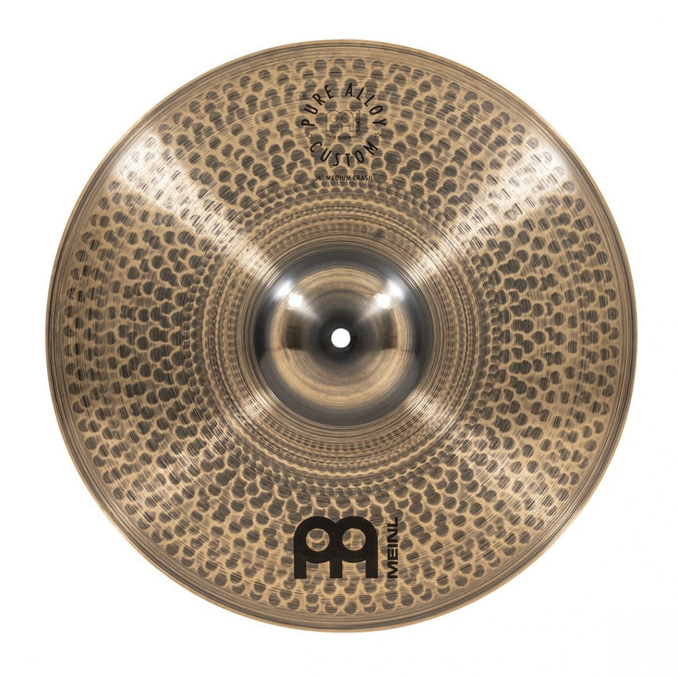 Meinl Pure Alloy Custom 16 inch Medium Crash Cymbal PAC16MC - Into Music Store