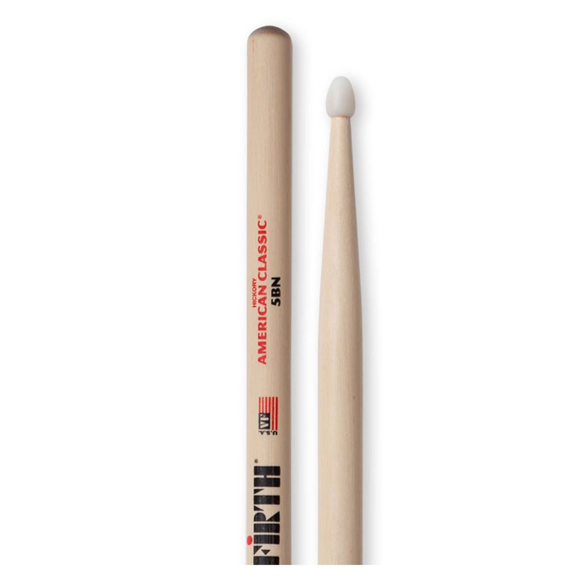 Vic Firth American Classic 5BN Nylon Tip Hickory Drumsticks - Into Music Store