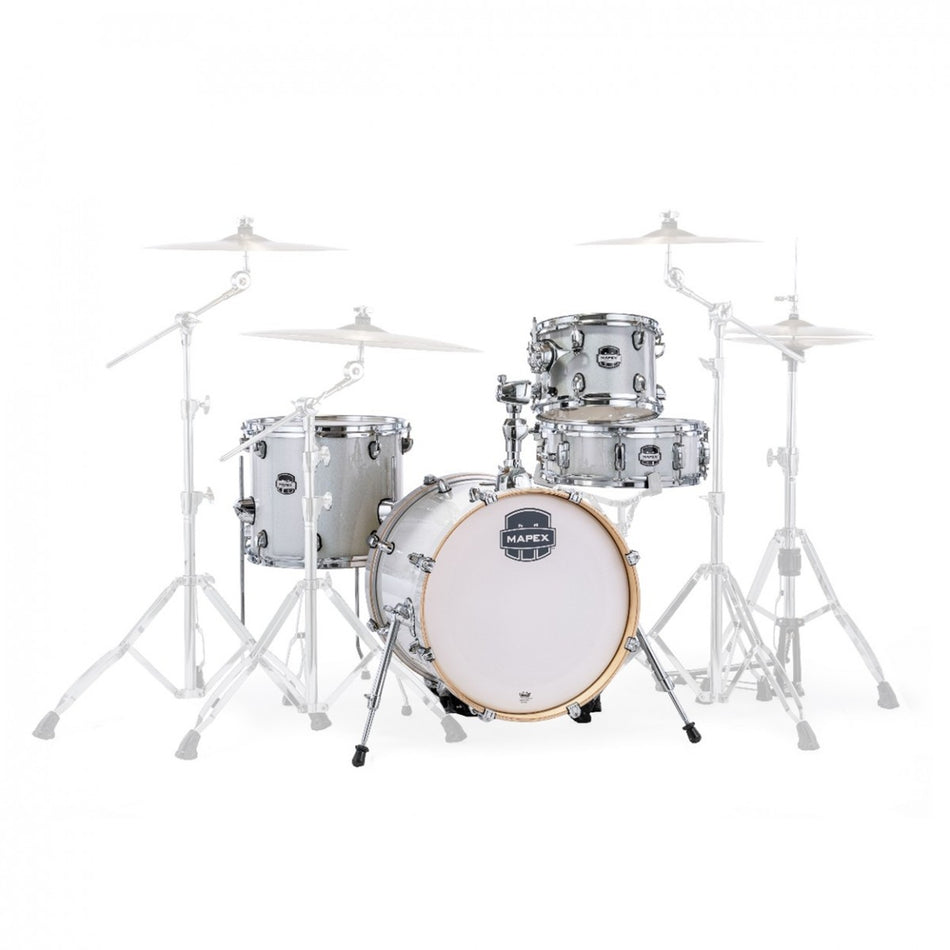 Mapex Mars Birch "Bop" Drum Kit Shell Pack 18" Bass - Diamond Sparkle