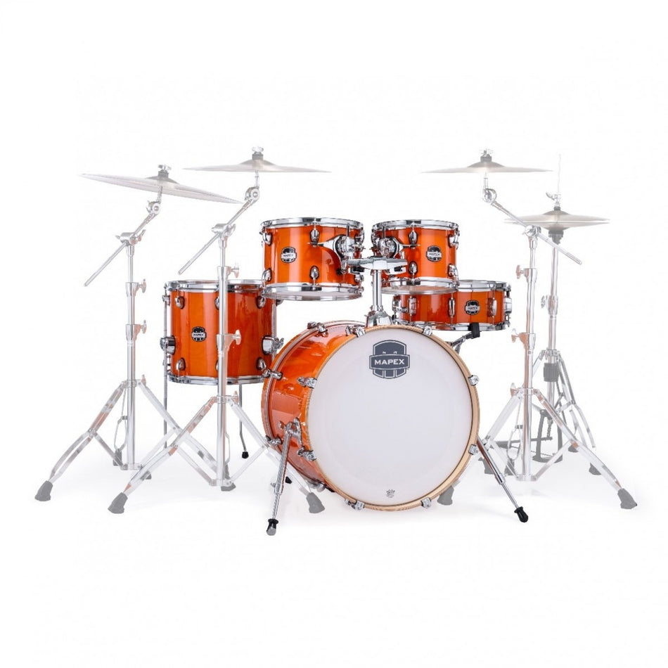 Mapex Mars Maple Drum Kit Shell Pack - Gloss Amber
